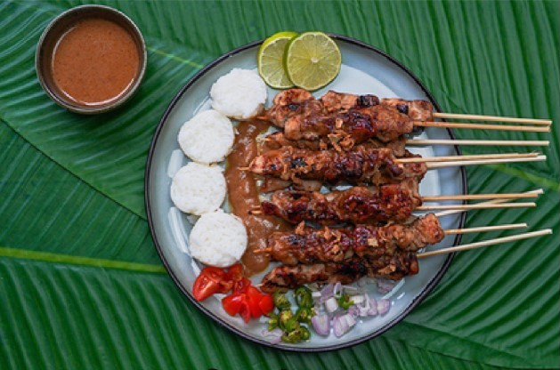Sate Ayam bakar dengan bumbu kacang lezat dari Dapur Kait